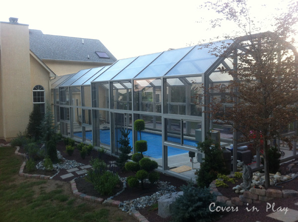 Pool Enclosure  Night View