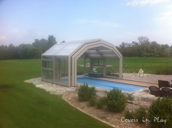Pool Enclosure Under Construction